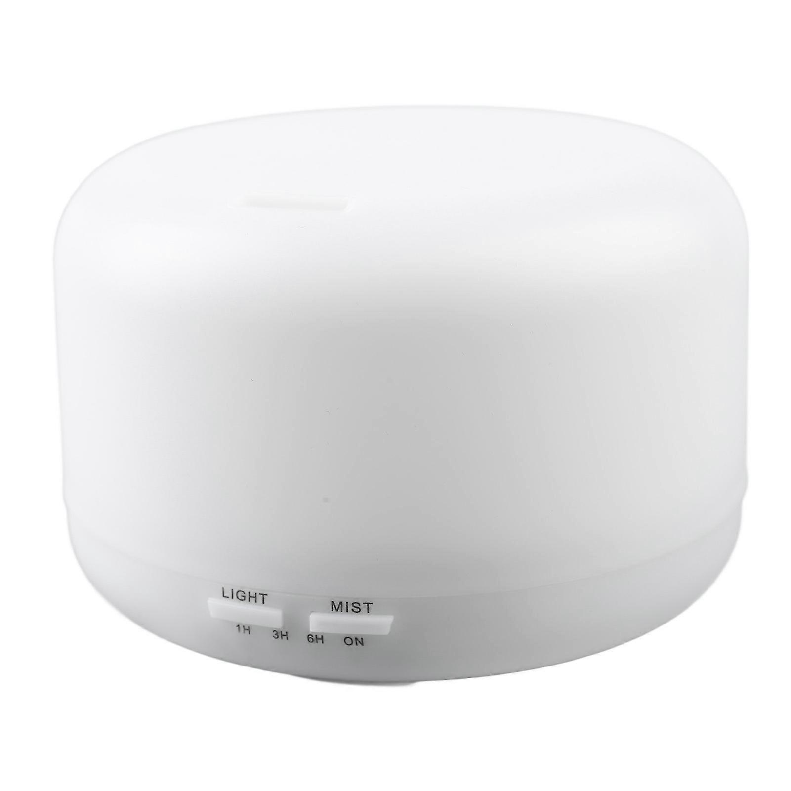 Ultrasonic Humidifier Quiet Auto Shutdown Remote Control Air Humidifier Fragrance Diffuser with Colorful Light 500ml DC5V 