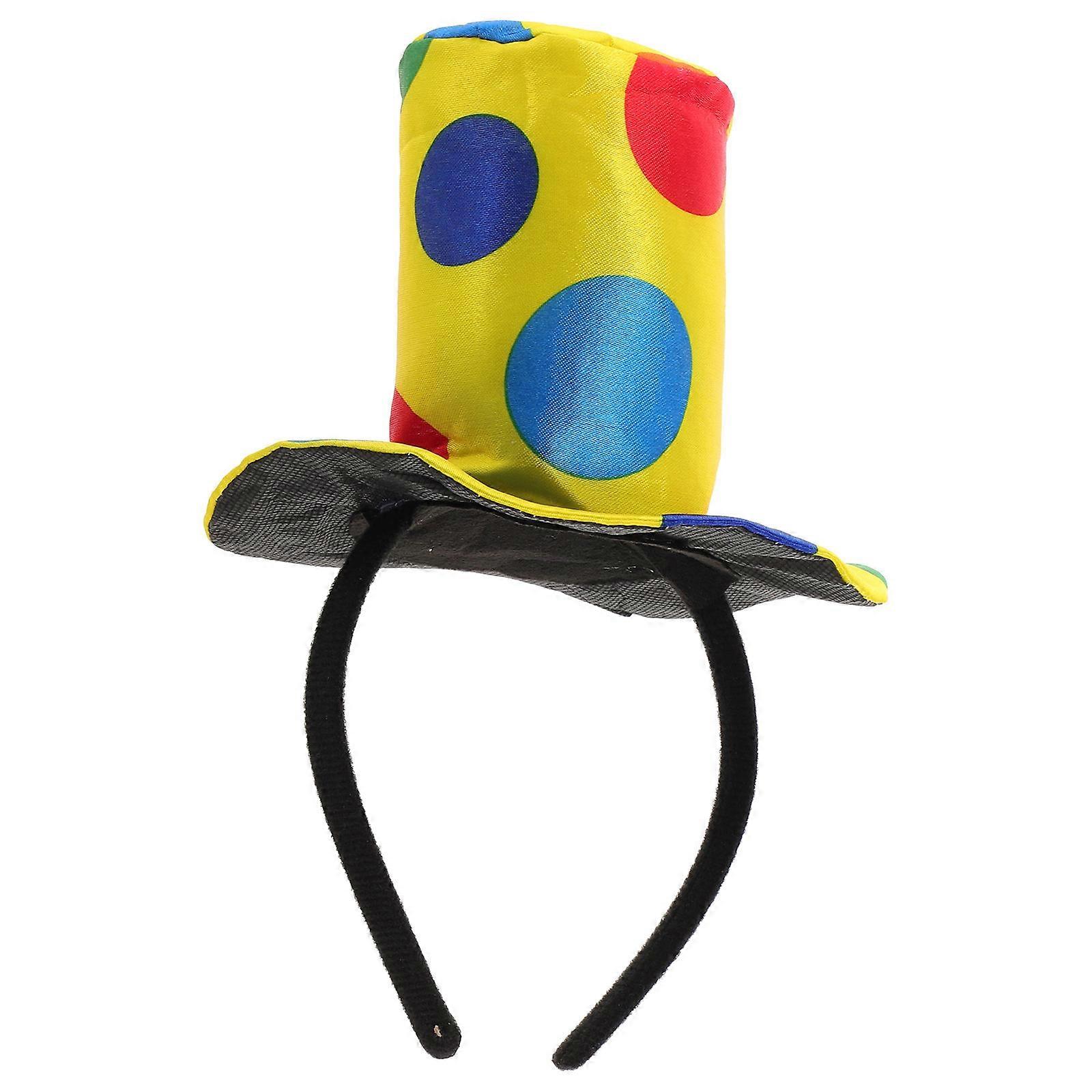 Circus Party Hat Clown Head Band Multi 20.00X14.50X8.00CM Masquerade 1Set