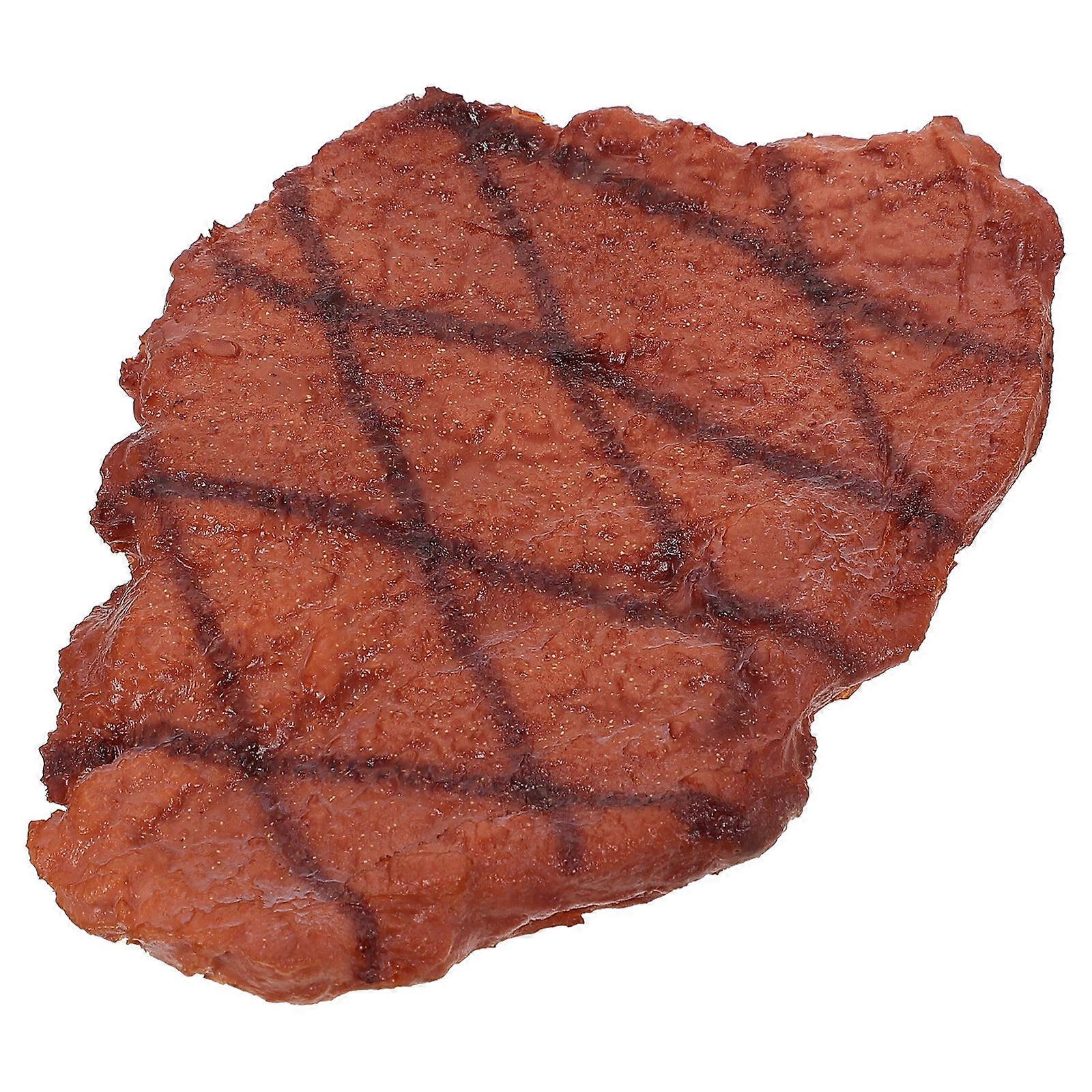 Realistic Artificial Grilled Fillet Steak Model Ornament Meat Adornment