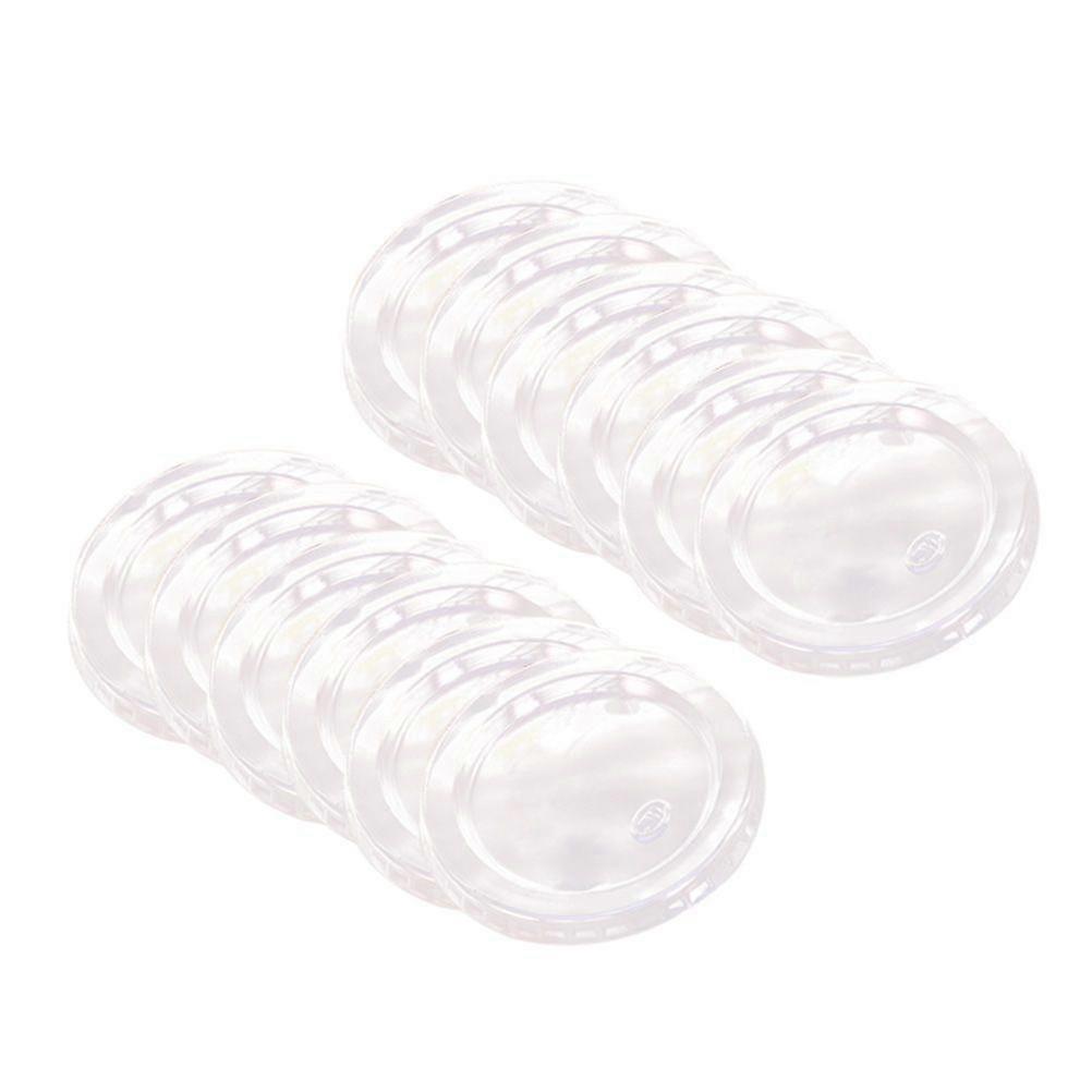 100Pcs 150ml Disposable Plastic Portion Cups Lids Clear Portion Container Lids for Jelly Yogurt Mousses Cups