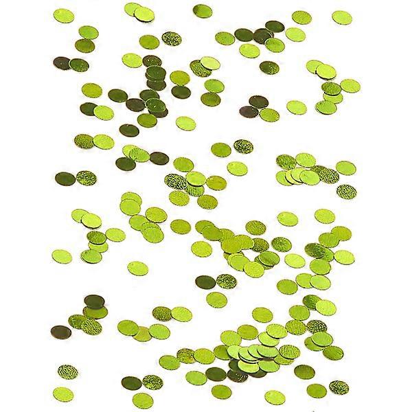 Small Green Round Table Confetti 0.6 cm