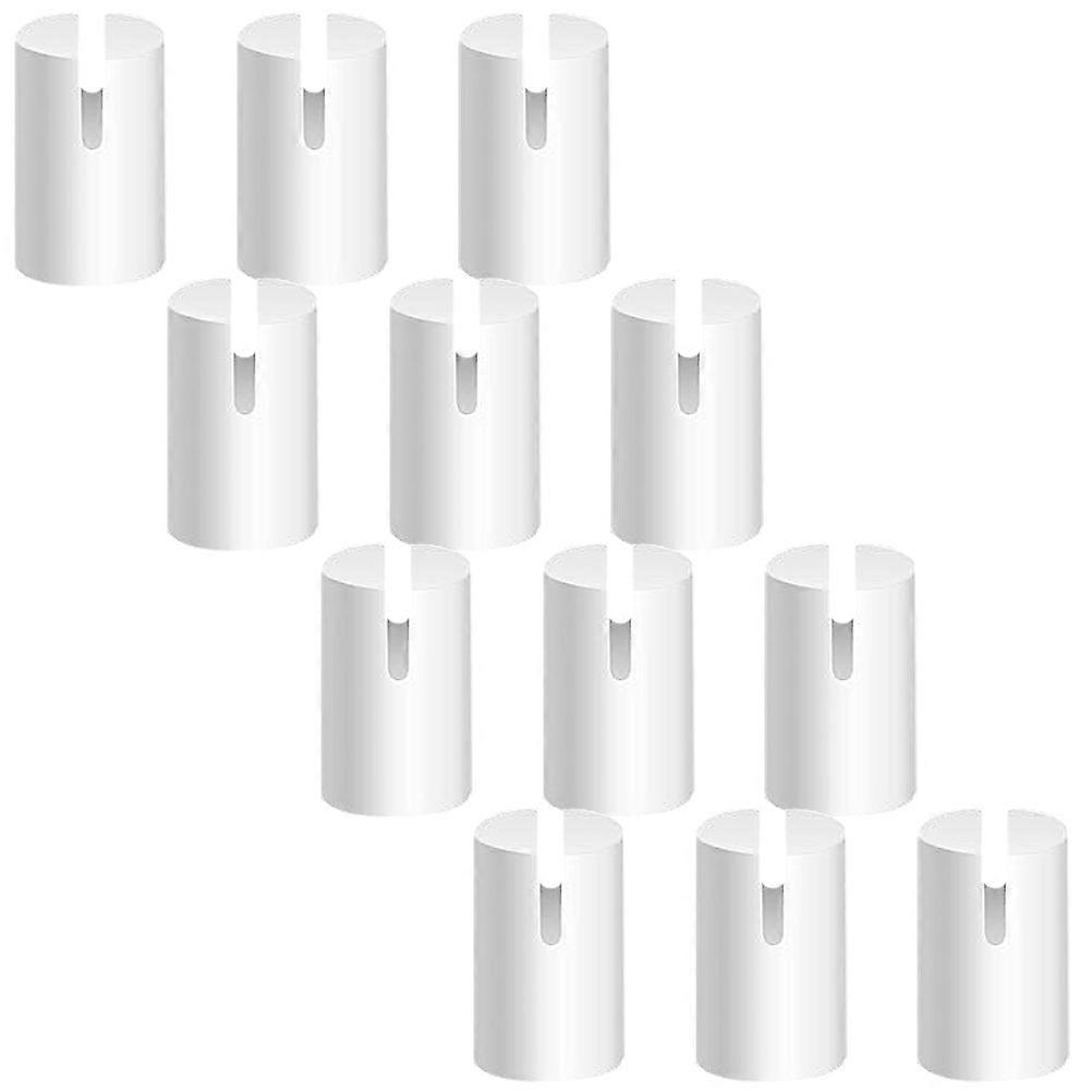Cattle Bone Banjo String Nuts for Instrument with Warm Tone and Durable Performance White 12pcs