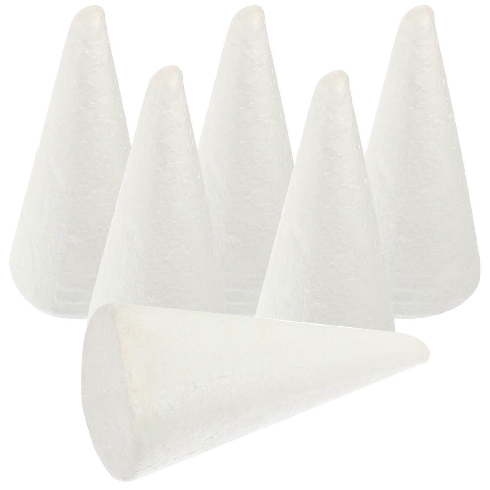 6pcs Foams Cones Diy Art and Crafts Making Foams Cones Handicrafts Making Foams Cones