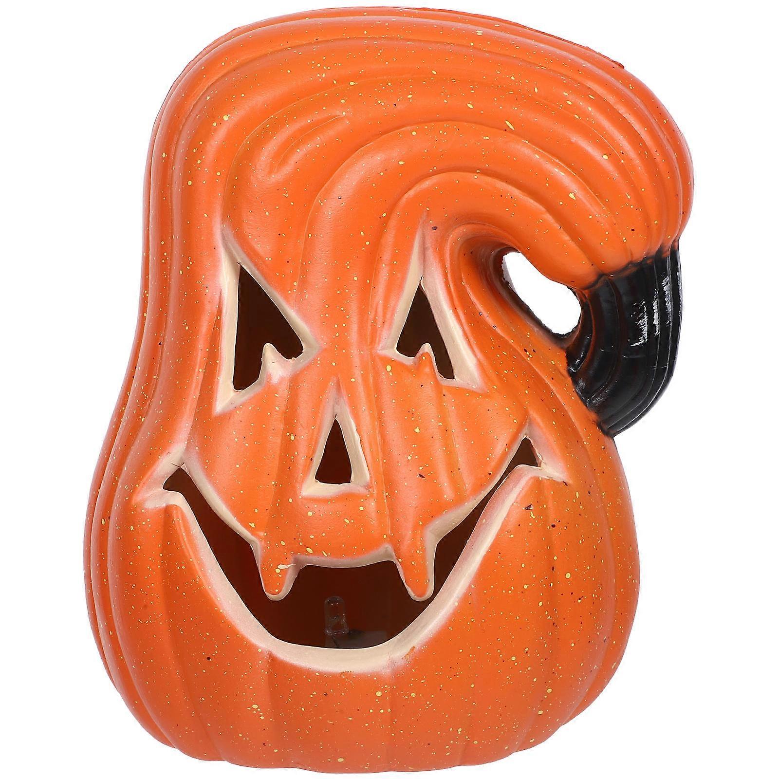 LED Light Up Halloween Pumpkin Lantern – Unique Hollow Design Decorative Lamp for Indoor & Outdoor Parties, Tables, and Gardens
