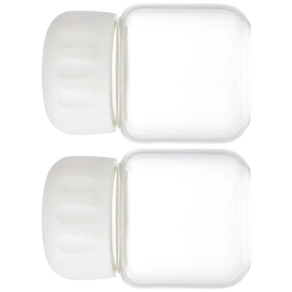 Portable Juice Bottles for Students Made of Safe and Glass Transparent with 2pcs Lightweight Design