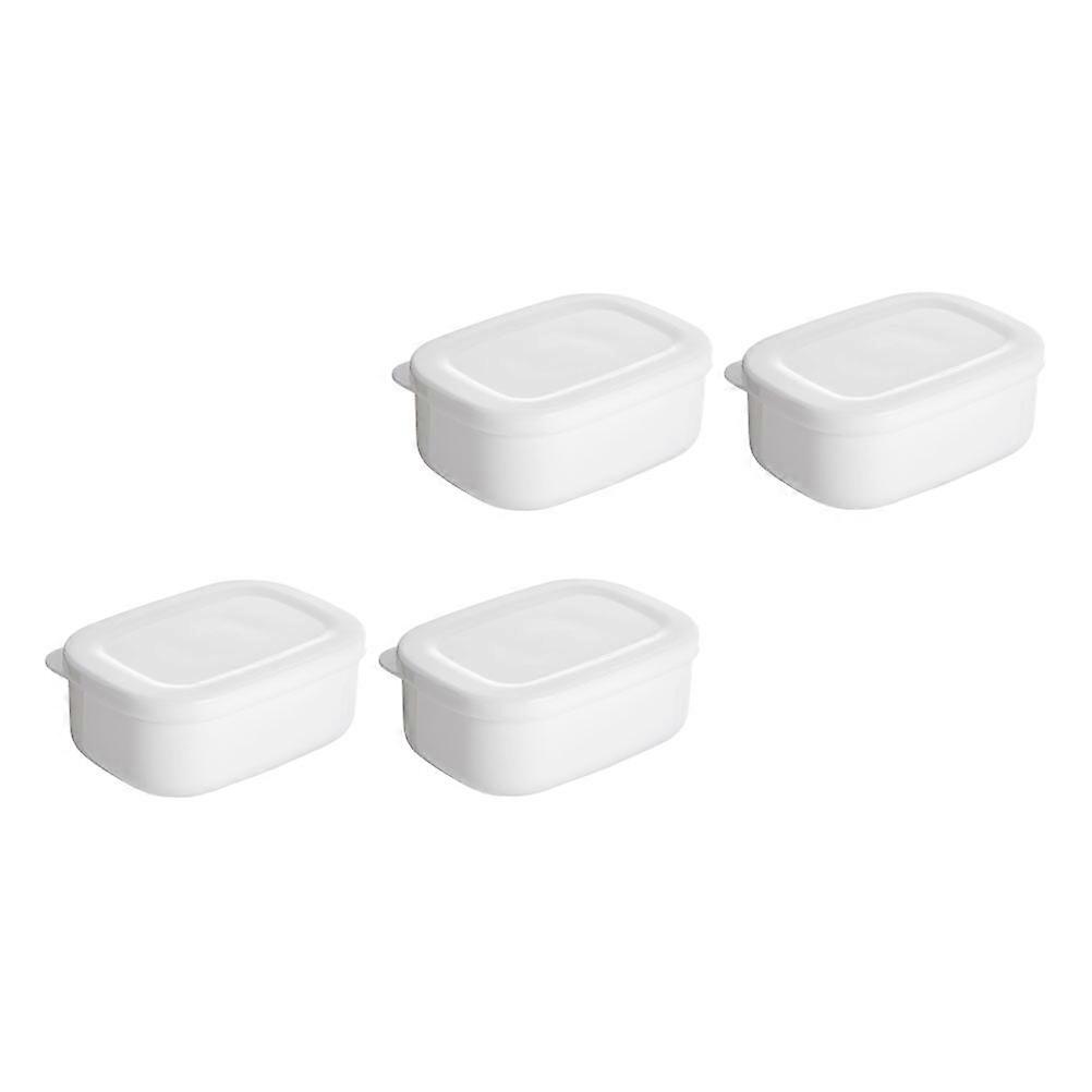 Food Storage Containers 4Pcs Rice Storage For Storage Holder Compact Microwave Safe Dust-proof