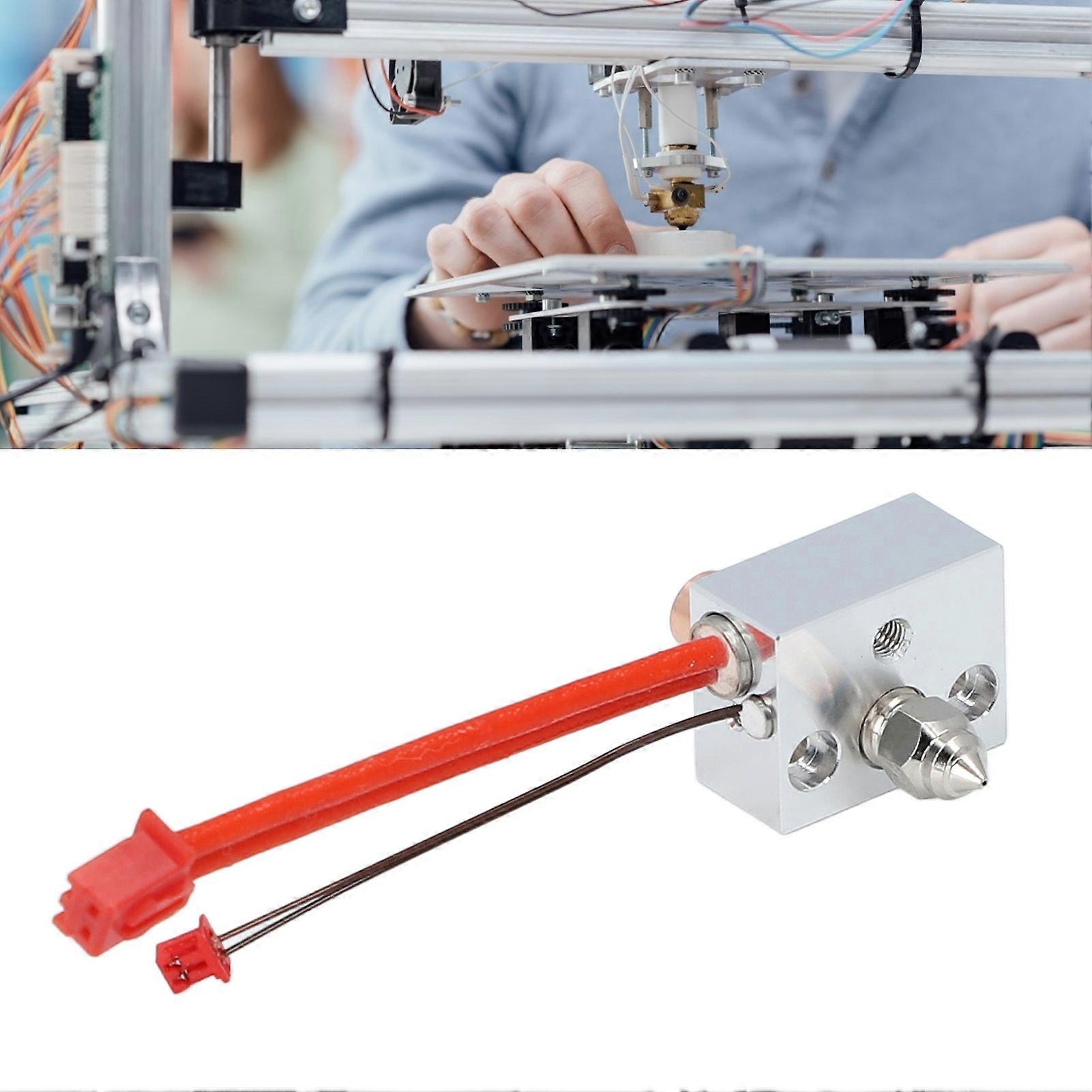 Hotend Upgrade Kit ثنائي المعدن Heatbreak مع 4 قطع 0.4 مم فوهات 300 درجة مئوية مجموعة طباعة عالية الحرارة ل Ender 3 S1 S1 Pro 