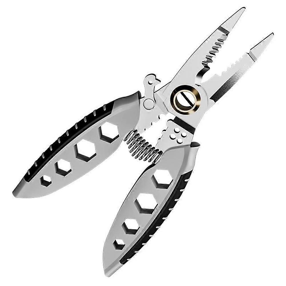 Multifunctional Wire Stripper Tool For Electricians, Adjustable Strip Gauge, Ergonomic Steel Pliers