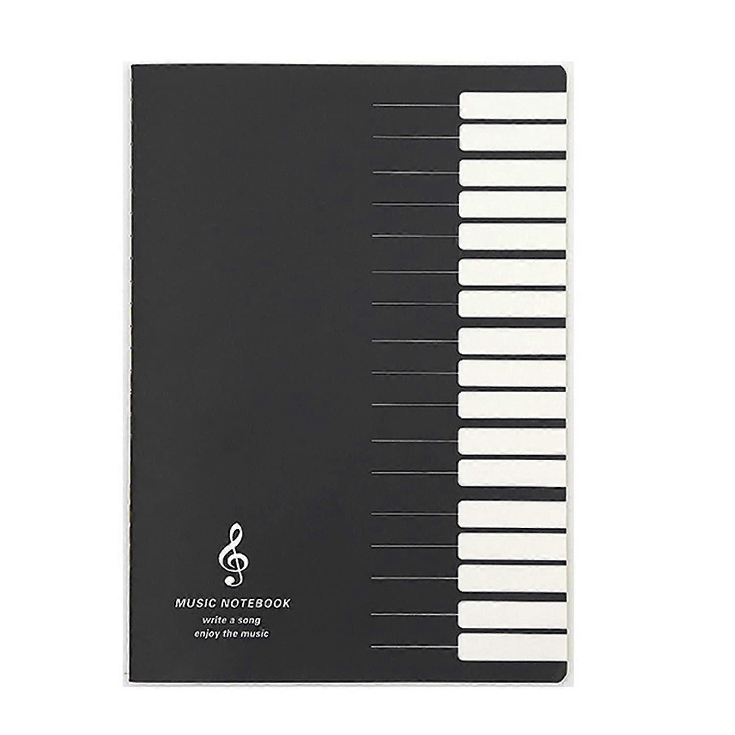Five lines of musical notes, portable music notebook, notebook.