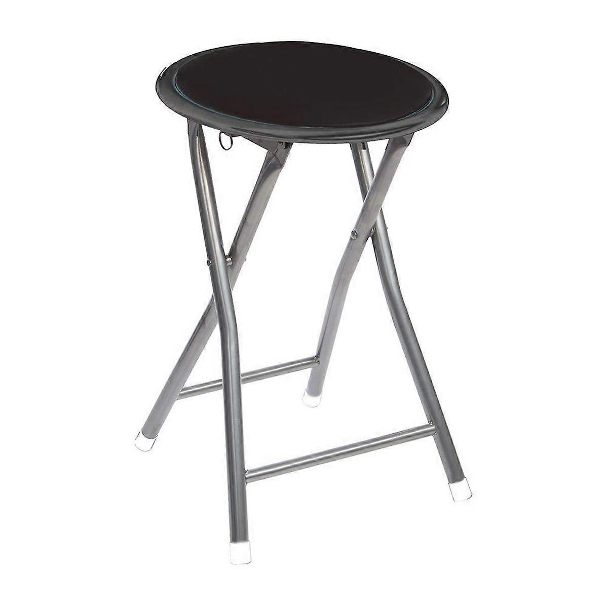 Stool Atmosphera Flexible Black 30 x 30 x 45 cm
