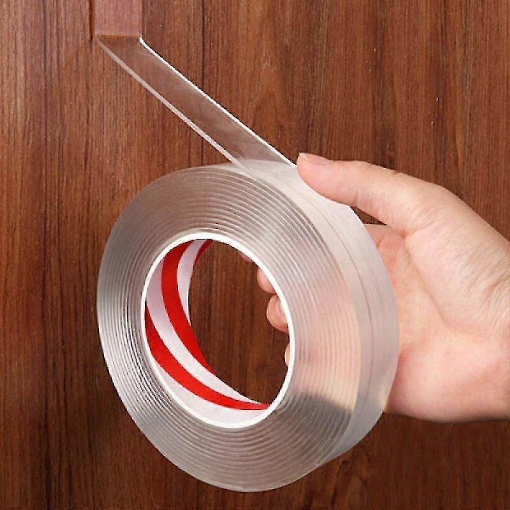 Transparent Nano Double-Sided Tape, Waterproof, 3CM Width x 5M Length