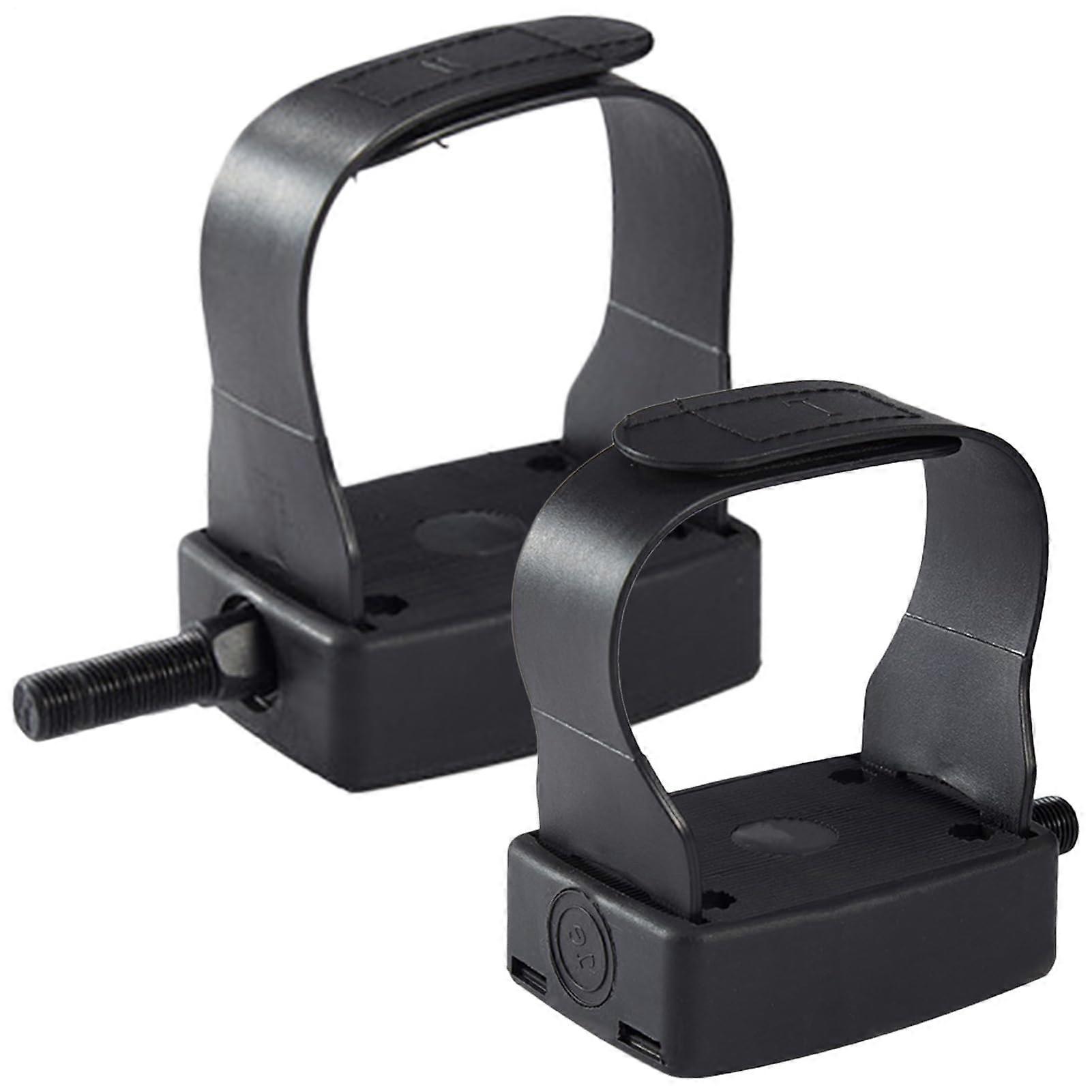 Liege Ergometer Pedals Replacement Pedals for Recumbent Exercise Bikes 1 Pair of Bicycle Pedals for Home Trainers Indoor Cycling 9/16'