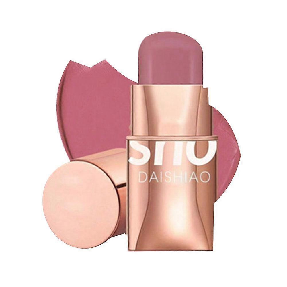 Multipurpose Blush Stick 6 Colors Cream Lip Cheek Tint Hydrating Non Sticky High Pigmentation Makeup For A Natural Glow