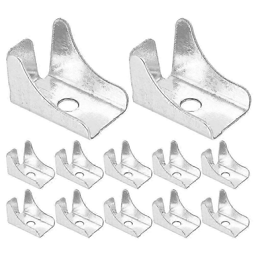 12Pcs Cabinet Shelf Clips Shelf Support Clip File Cabinet Shelving Clamps Pilasters Shelf Clips