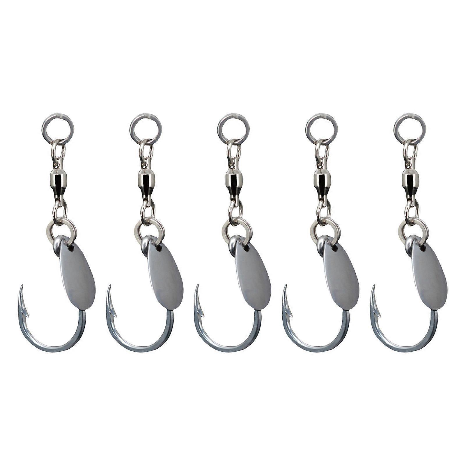 Weighted Swimbait Hooks with Underspin Rotating Sequins Fishing Hook with