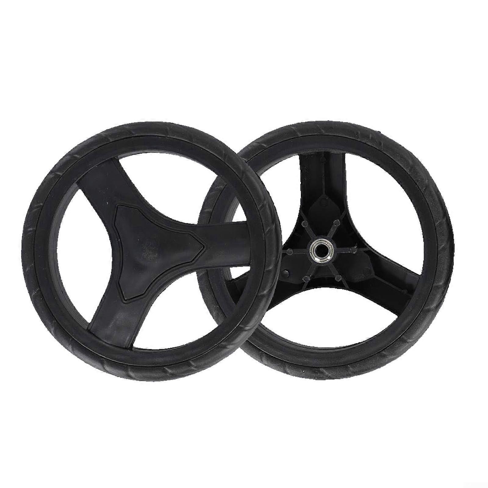 Replacement Shopping Trolley Wheels 2 Pack 170mm Diameter Compatible With Most Shopping Carts