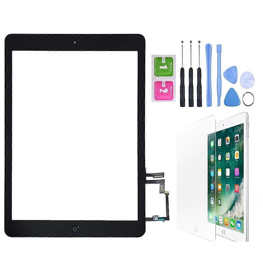 Touch Screen Digitizer for iPad Air A1474 A1475 Front Panel Glass Replacement with Tape Tools