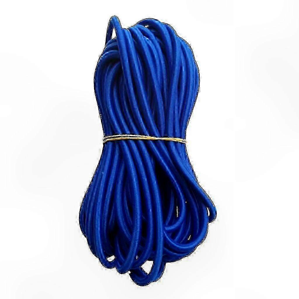 6mm Blue Elastic Rope Suitable for Various Uses with Attached Lanyard