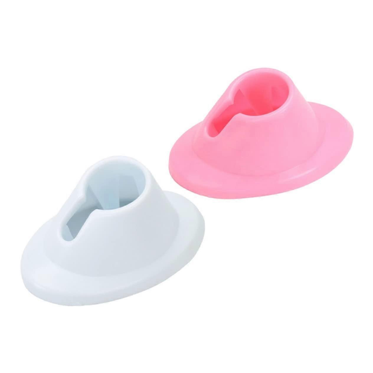 4pcs Durable Silicone Nail Polish Stand Antispill Design for Gel Varnish Bottles Ref: 6591