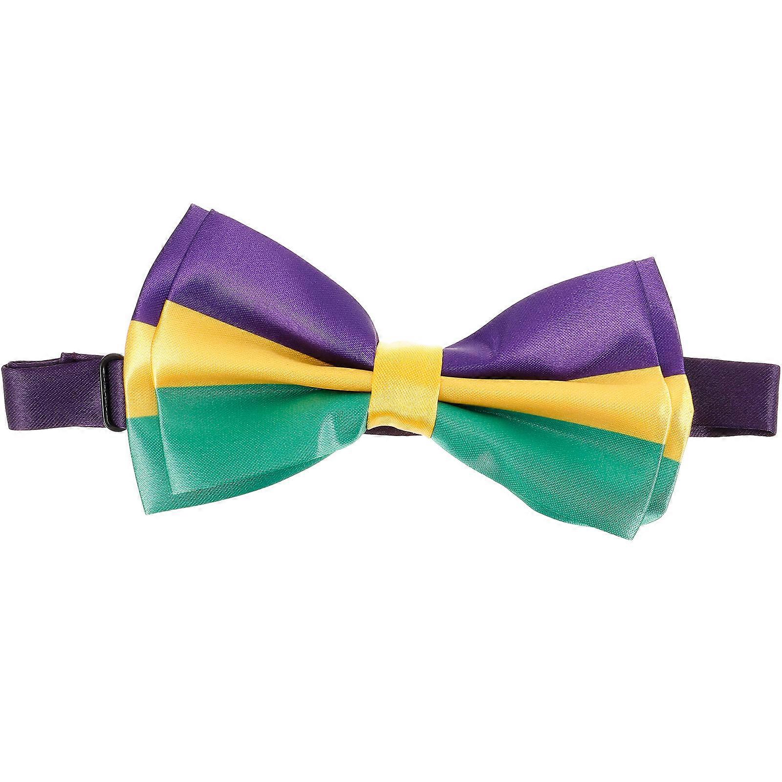 Pre Tied Bow Tie for Men – Lightweight, Elegant Tricolor Neckwear for Carnival, Party & Tuxedo Styling