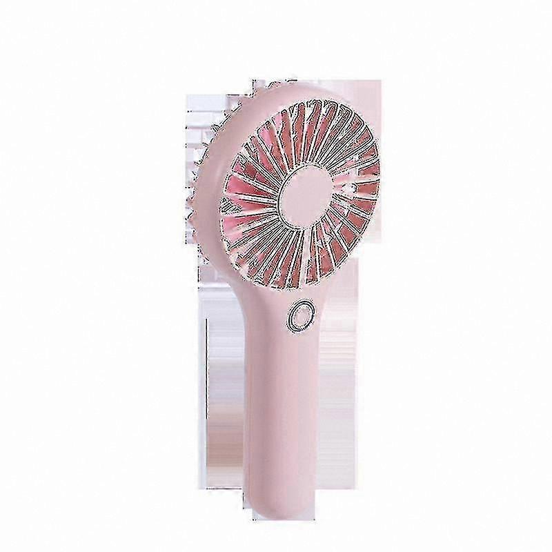 Portable Mini USB Handheld Fan with 3 Speed Settings Pink