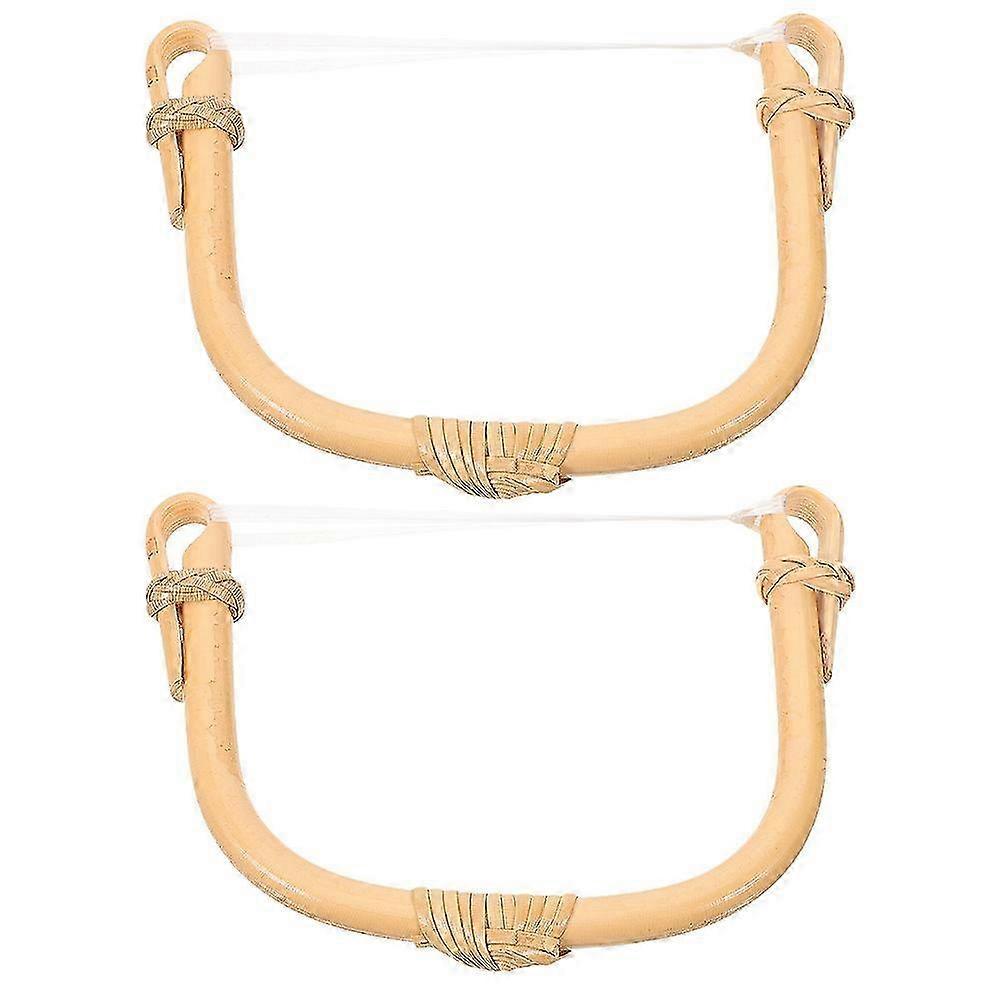 Replacement For Teapot Ceramic Pottery Beige U-shape Comfortable Grip 2pcs