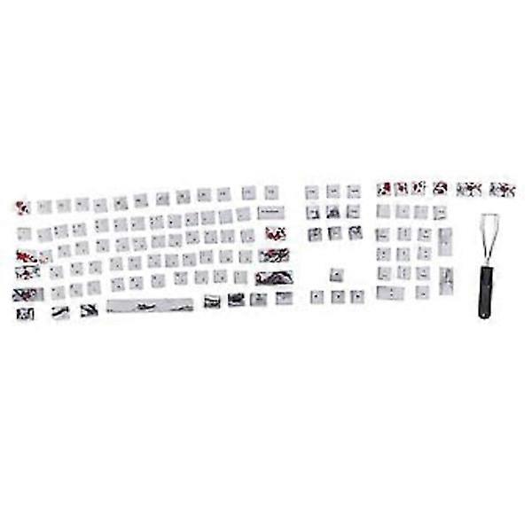 Pudding Keycaps, PBT 5-Side Sublimation Keycap Set Mechanical Keyboard Keycaps State-of-the-Art Design