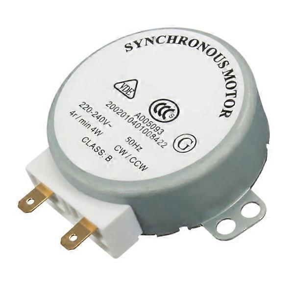AC 220V-240V 4RPM 4W Synchronous Motor for TYJ50-8A7 Microwave Oven Turntable Tray