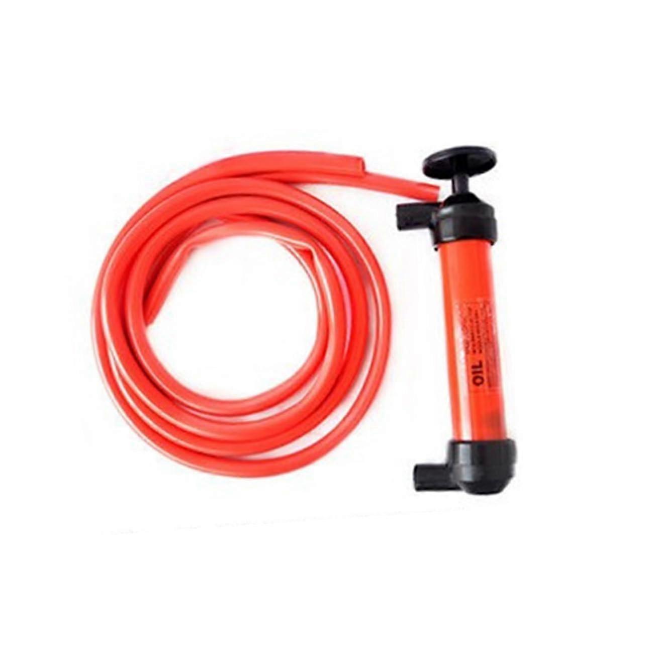 Manual Liquid Transfer Hand Pump Plastic Siphon Compact Easy Squeeze For Vehicle Inflatables
