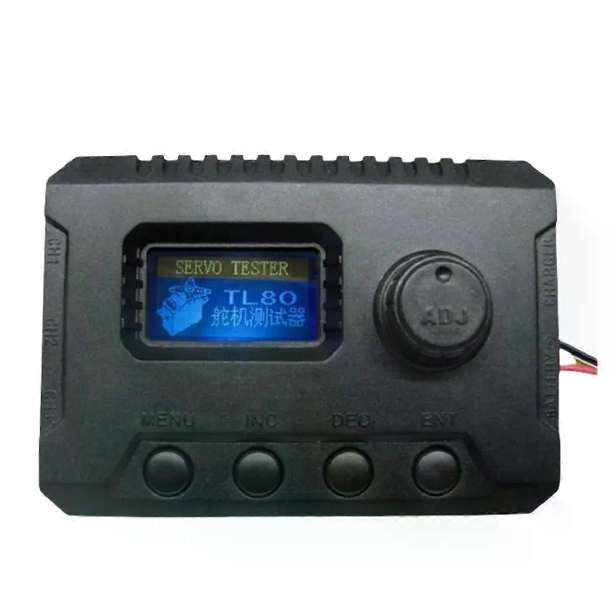 Practical TL80 RC Servo Tester Multi-Function Programmable Digital Steering Gear Performance for RC Robot Helicopter Car Servo