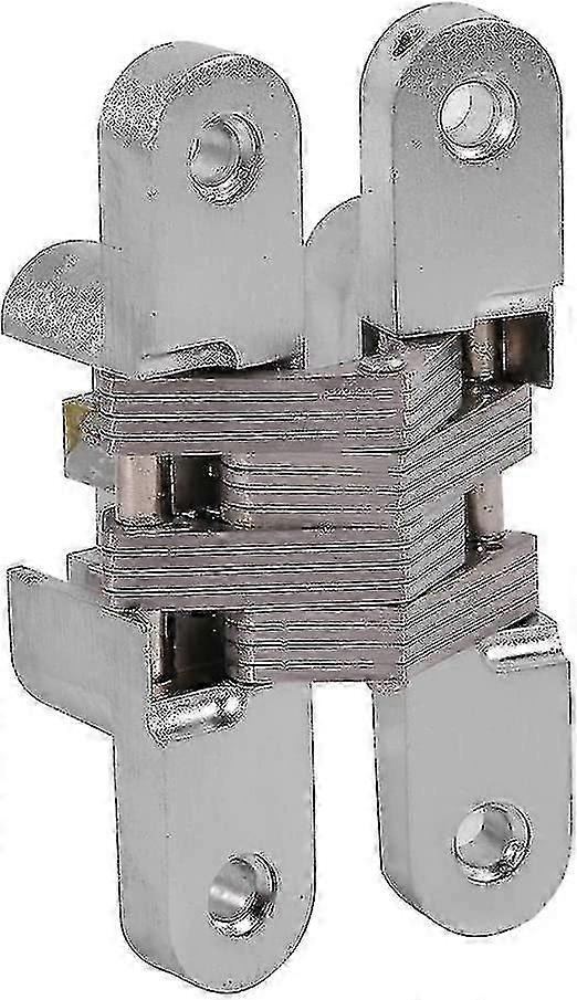 2 Pcs Zinc Alloy Concealed Invisible Hinge Folding Door Concealed C...