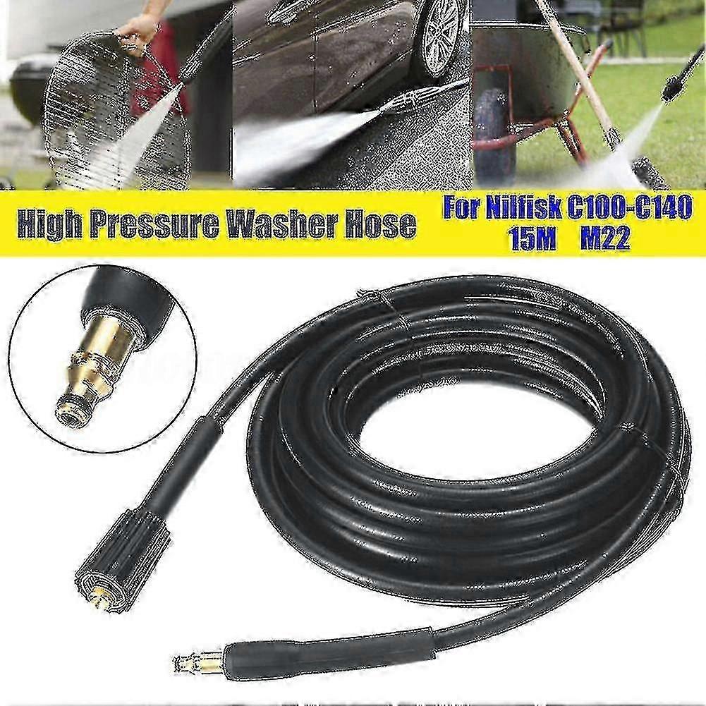 5/10/15m M22 High Pressure Washer Hose For Nilfisk C100 C110 C120 C130 C140 Qinhai-ykc