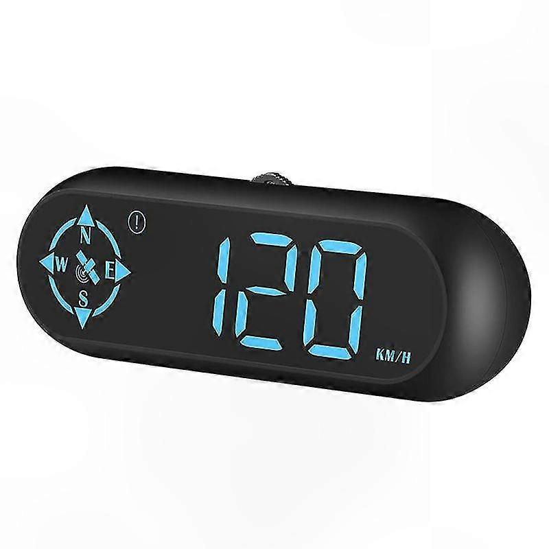 GPS Speedometer for Cars, Head-Up Display with Compass, Driving Direction, Fatigue Alert System
