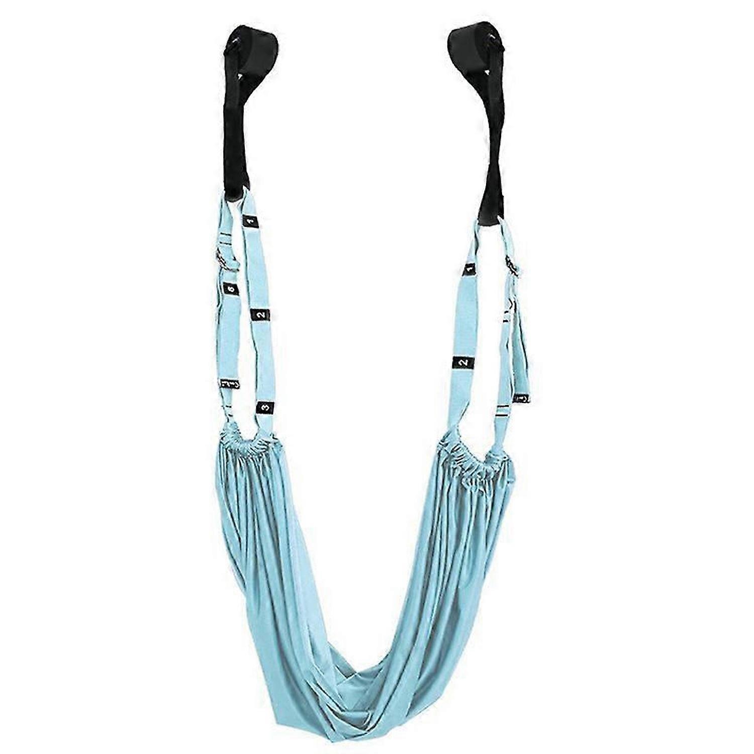 Leg Stretcher Strap, Backbend Training Belt with Door Anchor, Flexibility Trainer Stretchingpink