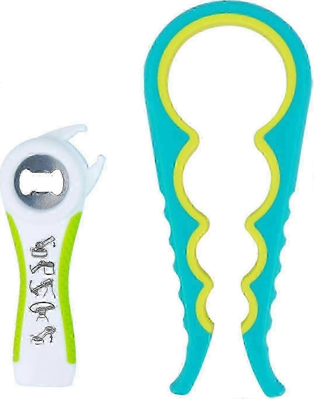 2025 5-in-1 Multi-functional Manual Can Opener for Kitchen Use Easy to Open Jars Ideal for Arthritis and Elderly Women