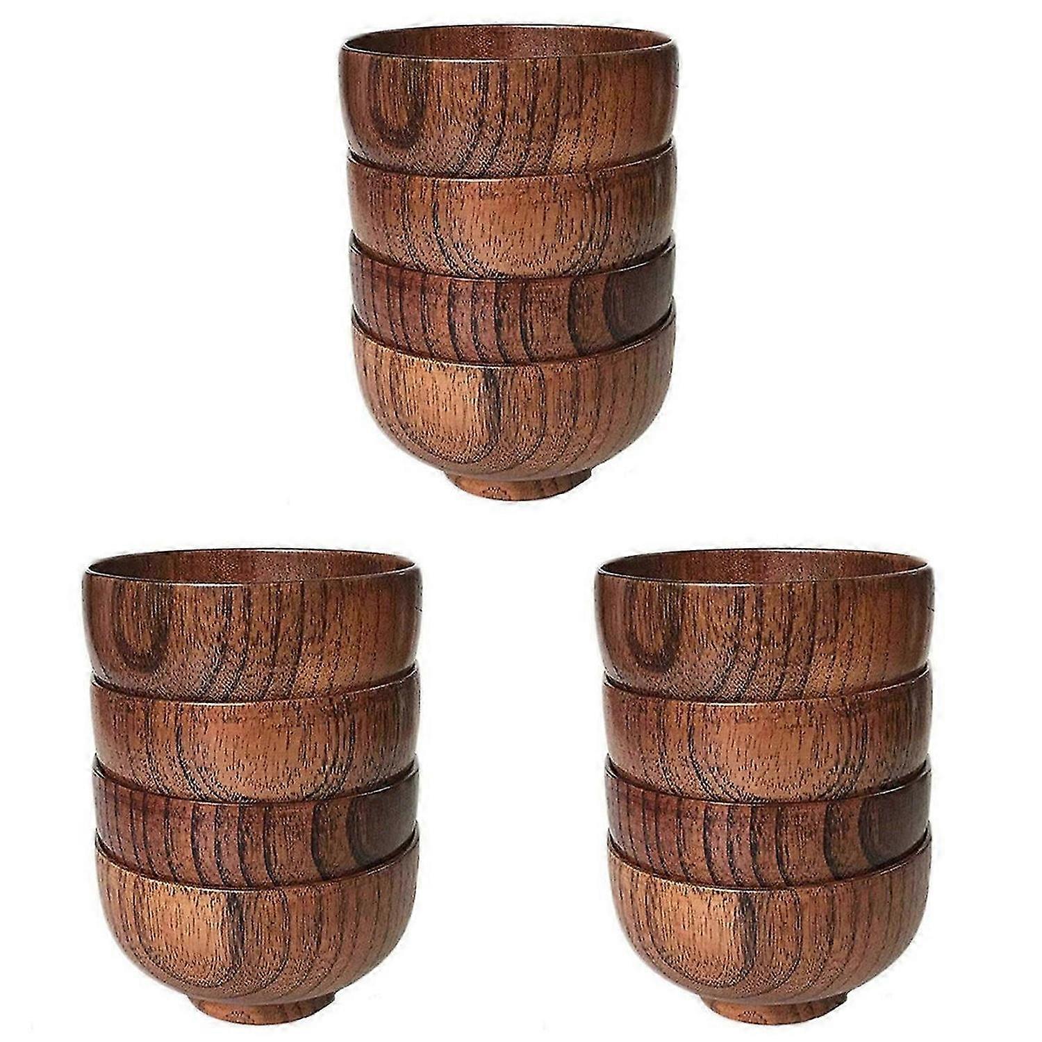 Jujube träskål diameter 10,5 cm x 6,5 cm (medium) 4-pack