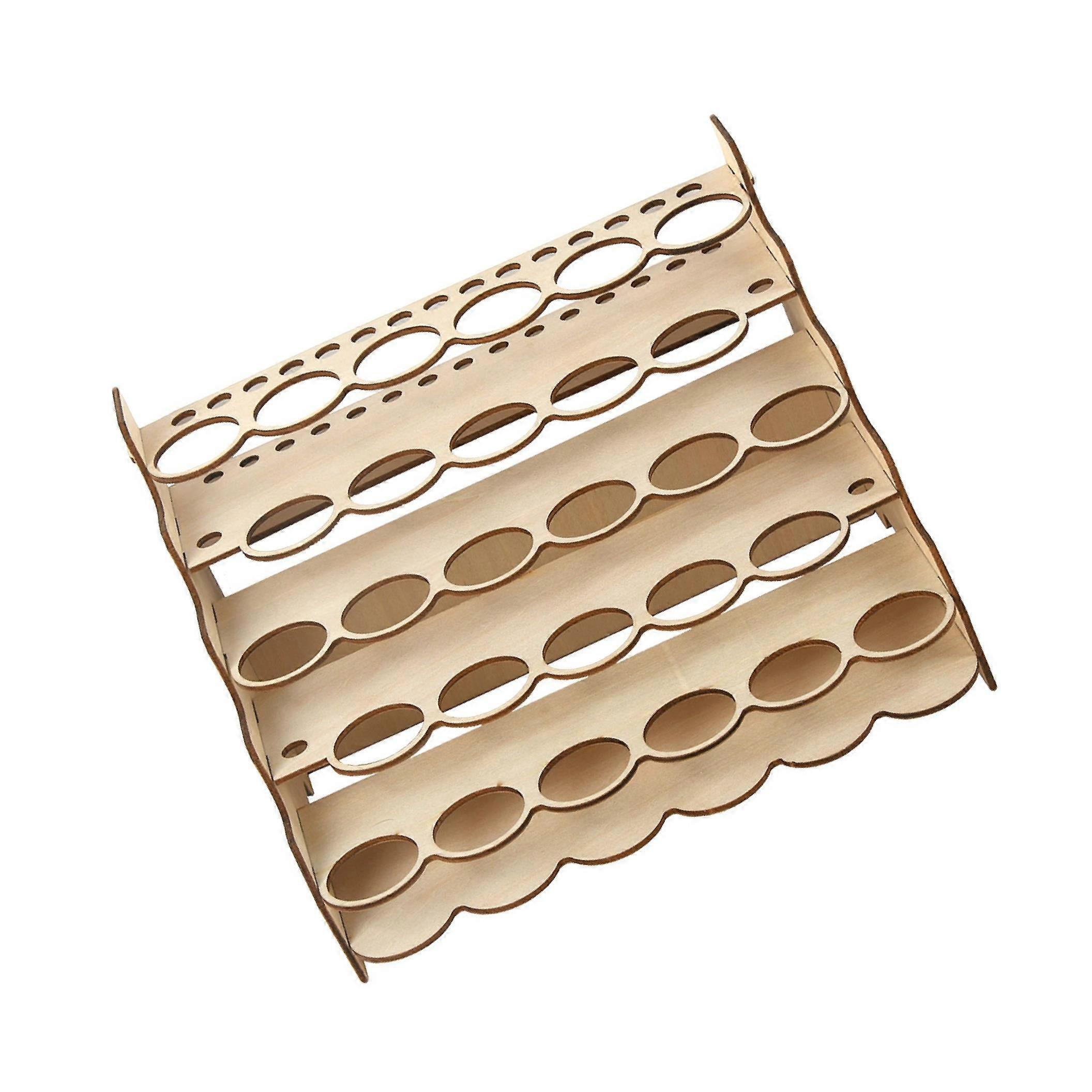 3-Layer Craft Paint Brush Organizer Rack Tool Box for Modeling Tools Efficient Storage Solution