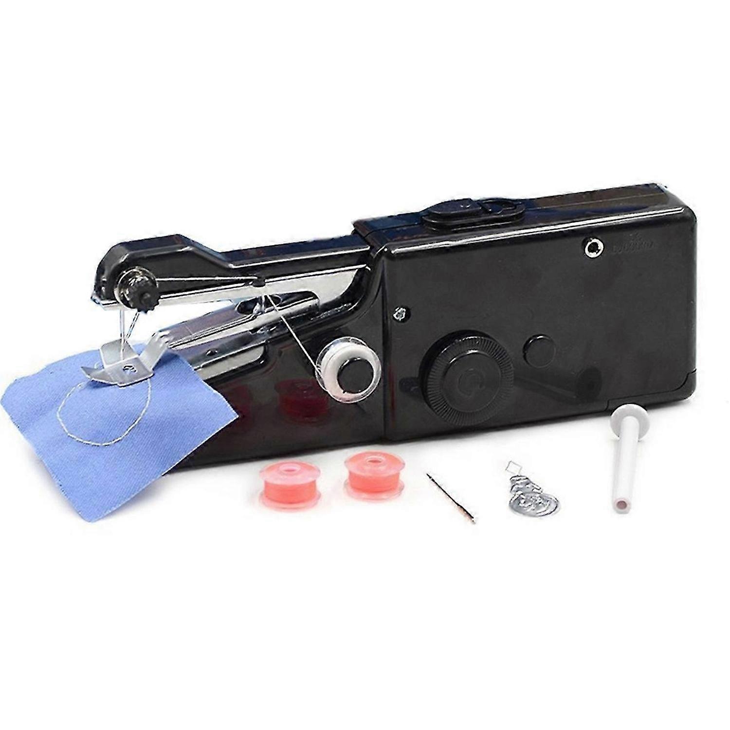Handheld Friendly Cordless for Beginners Portable Mini Sewing Machine with Accessories Kit for Cloth