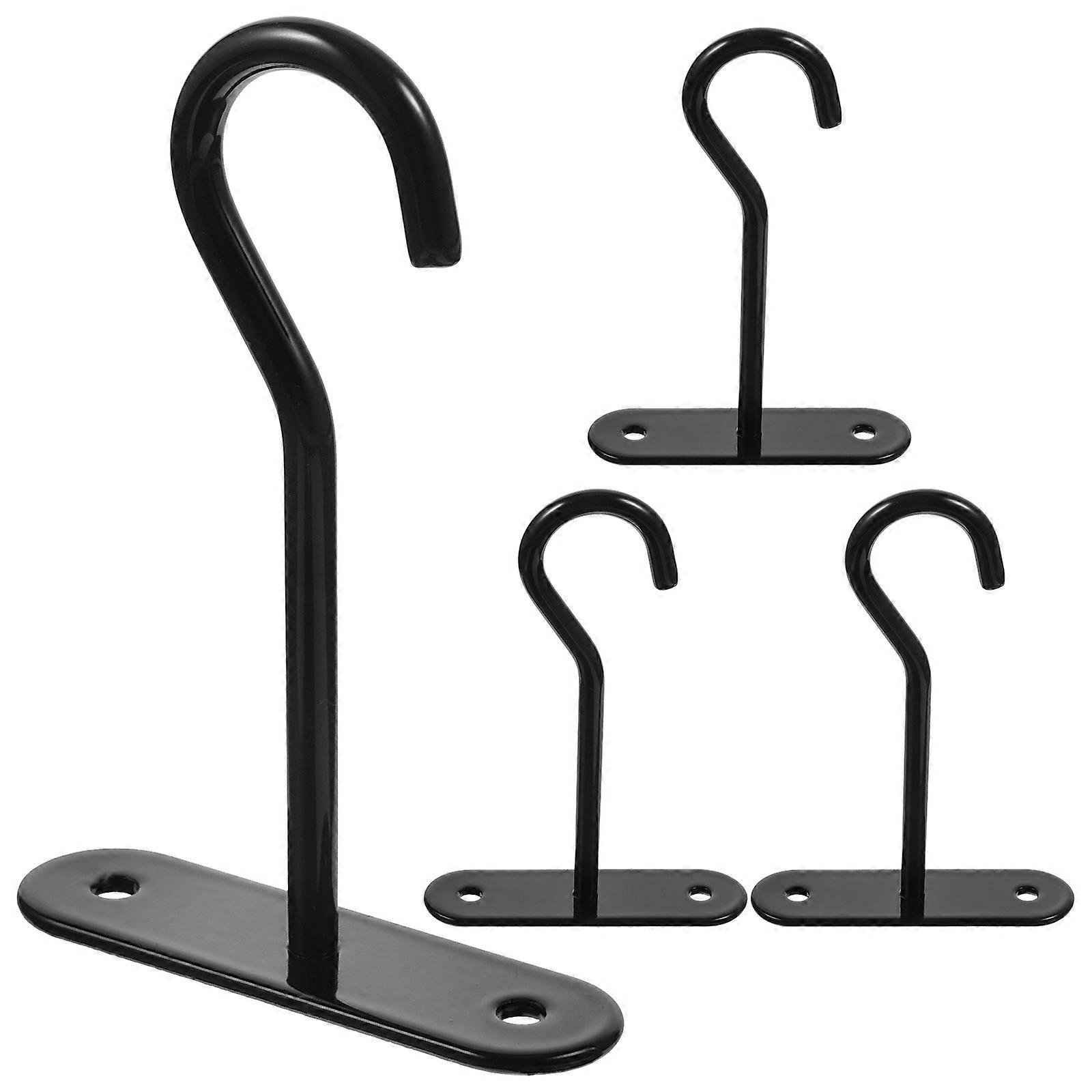 Ceiling Hooks Black Plant Hook for Hanging Plants 8Sets Durable Iron Material