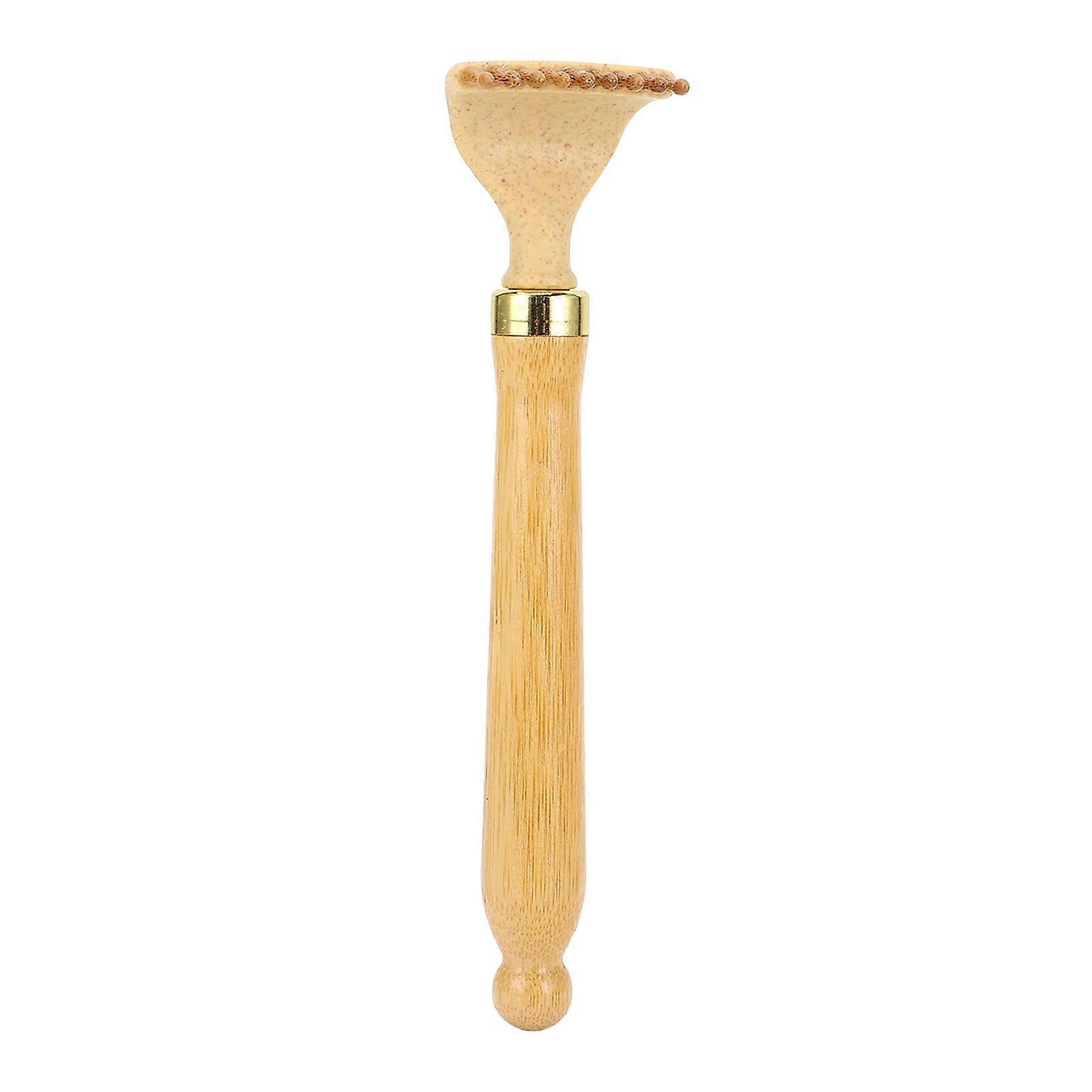 Bamboo Telescoping Back Scratcher with Ergonomic Handle for Men & Women