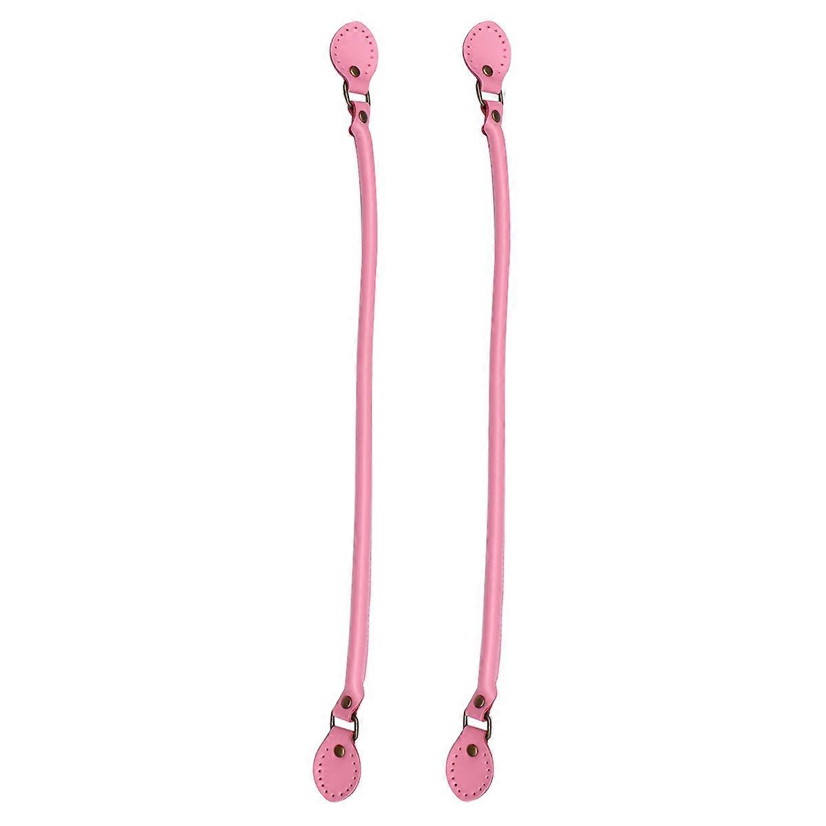True Bag Handle for DIY Tote Bag Replacement 1Pair Pink