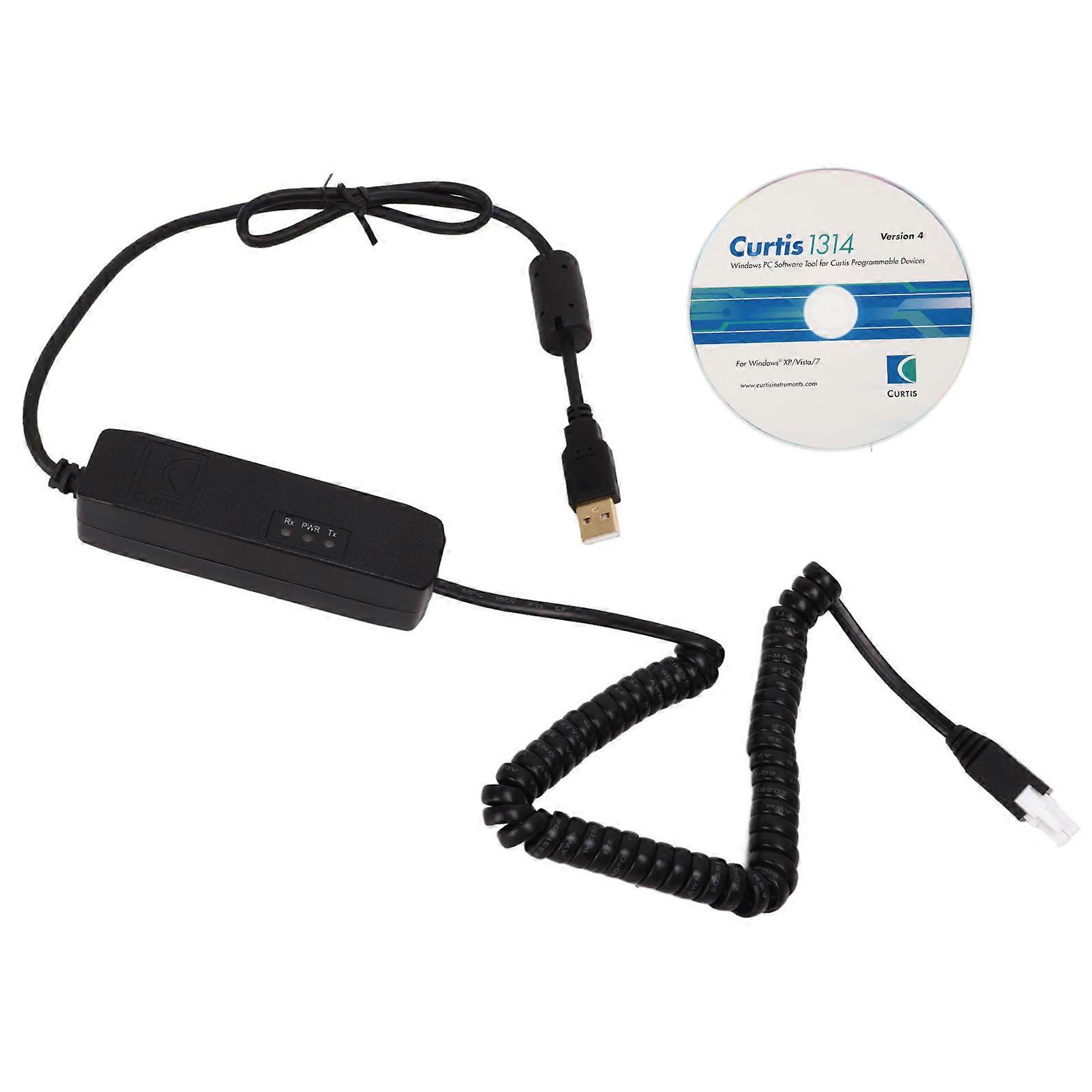 OEM PC Programmer Parameter Setting Save Parameter USB Interface Box Software Tool for Curtis 1314-4402 1309