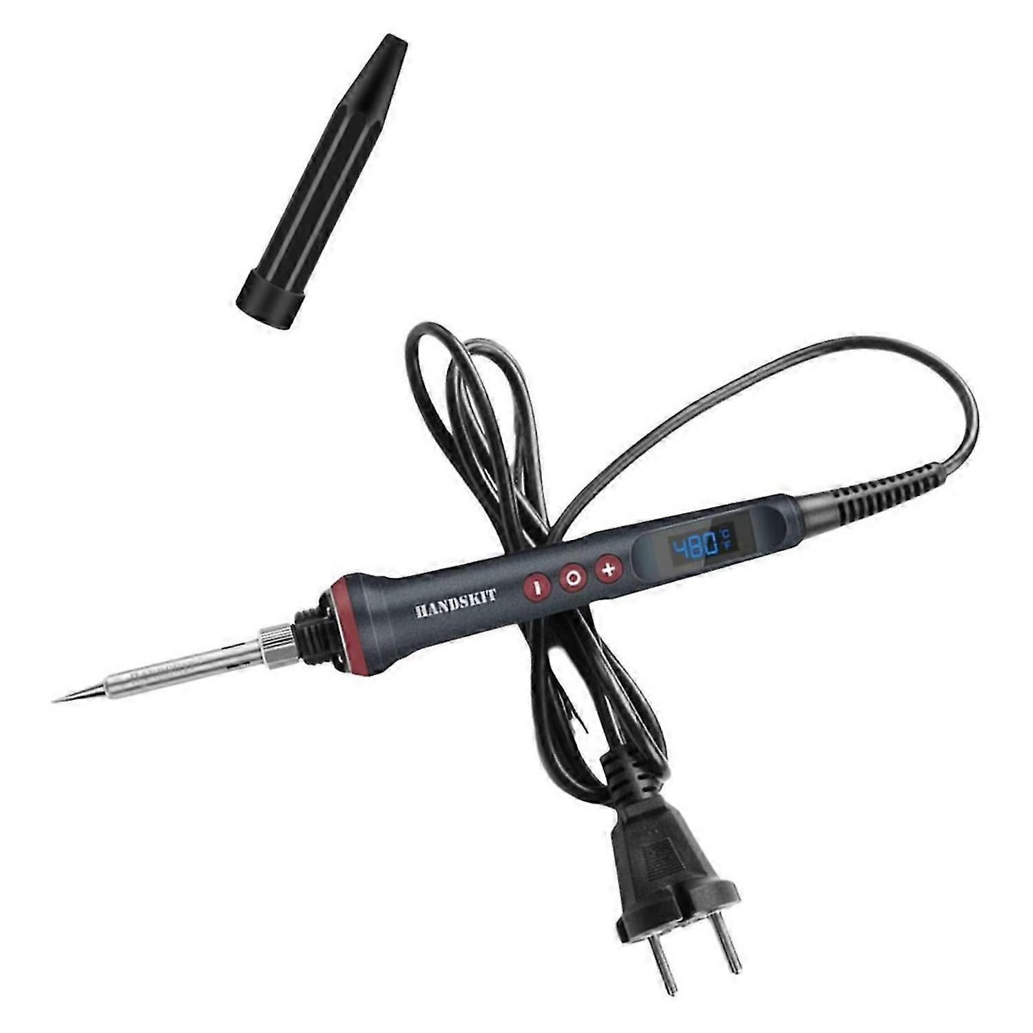90W Four-Wire Digital Display Temperature Control Internal Heating Soldering Iron, 220V EU Plug