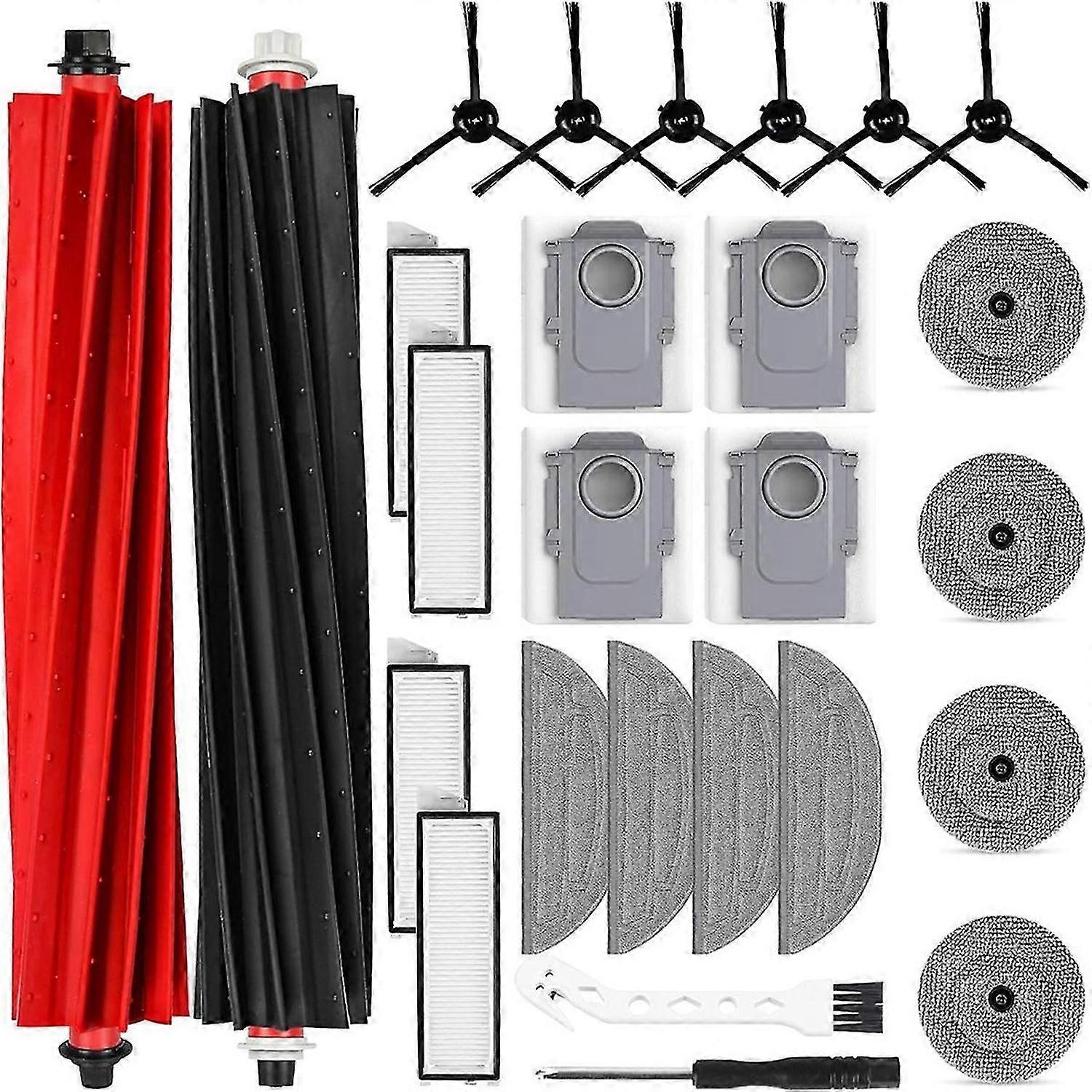 Accessories for S8 MaxV Ultra Robot Vacuum Spare Parts Main Side Brushes Mop Cloths HEPA Filters Dus