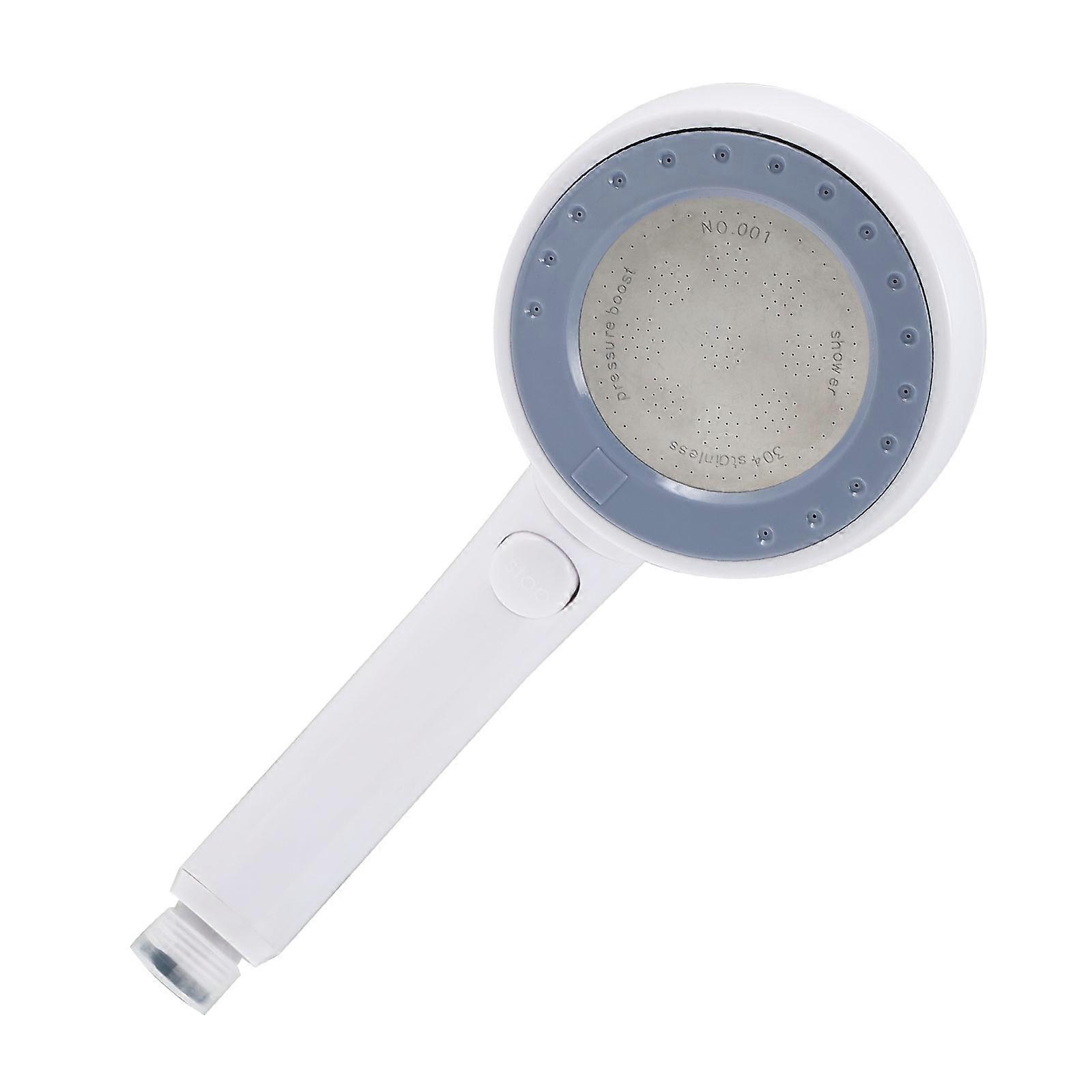 Shower Head Handheld for Pressurized Showering 2Pcs White ABS Material