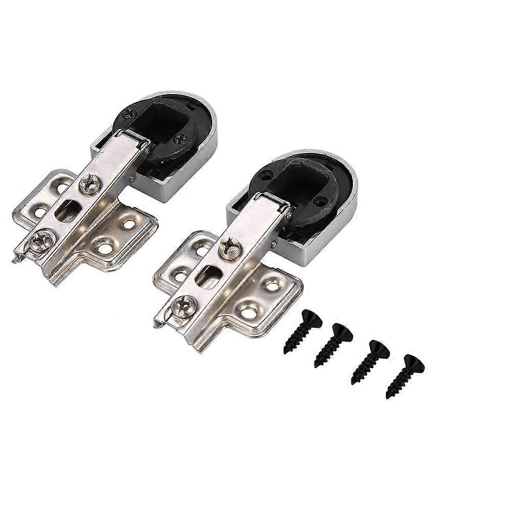 2Pcs/set Easy Installation Type Cabinet Cupboard Wardrobe Door Furniture Corner Folded Hinge