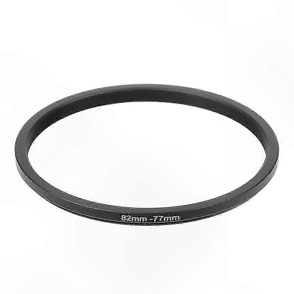 77mm to 82mm Step Down Ring Adapter for Camera Lens Filters - Durable Metal Accessory