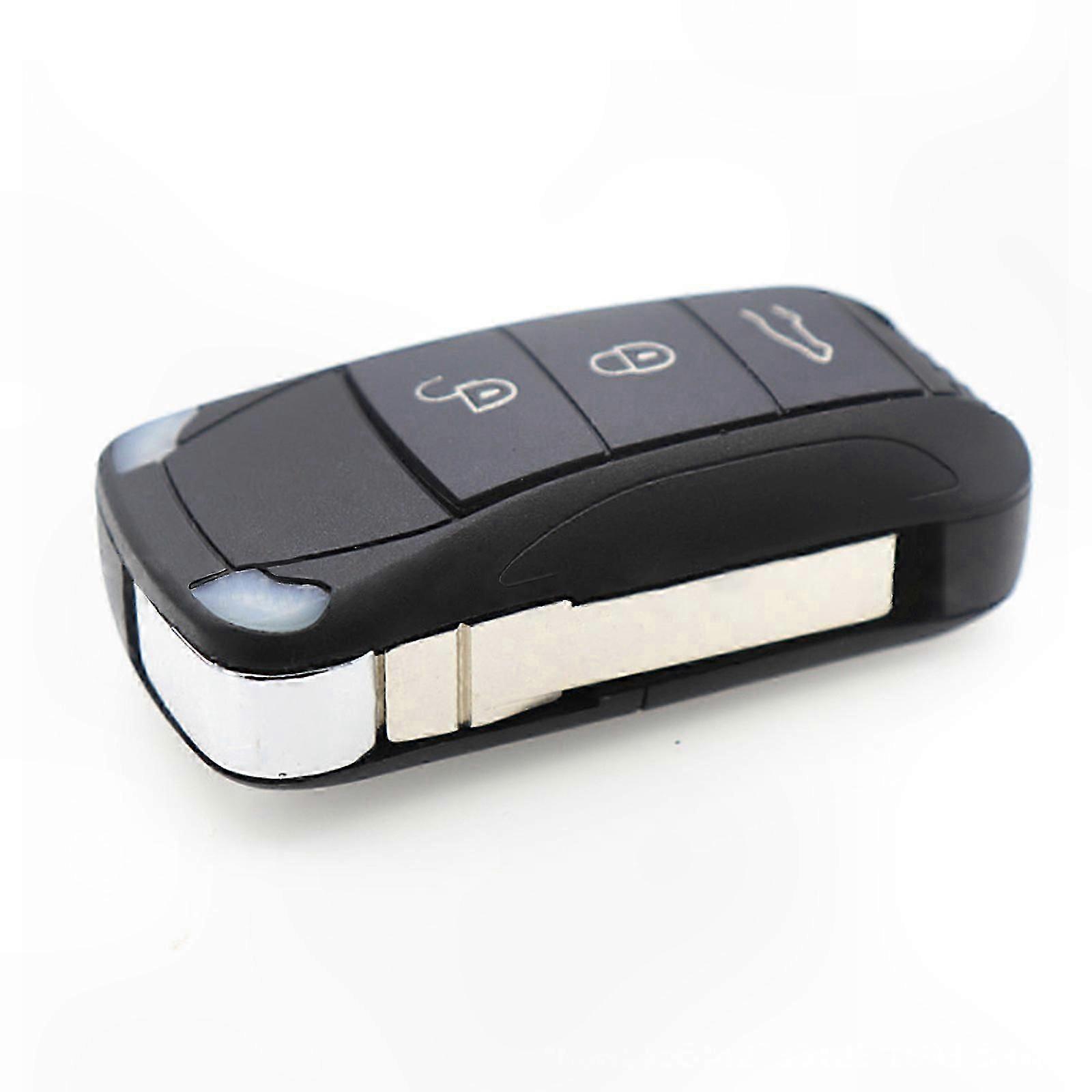 Universal Foldable Key Case for Car Remote Control with 3 Buttons Compatible with  Cayenne