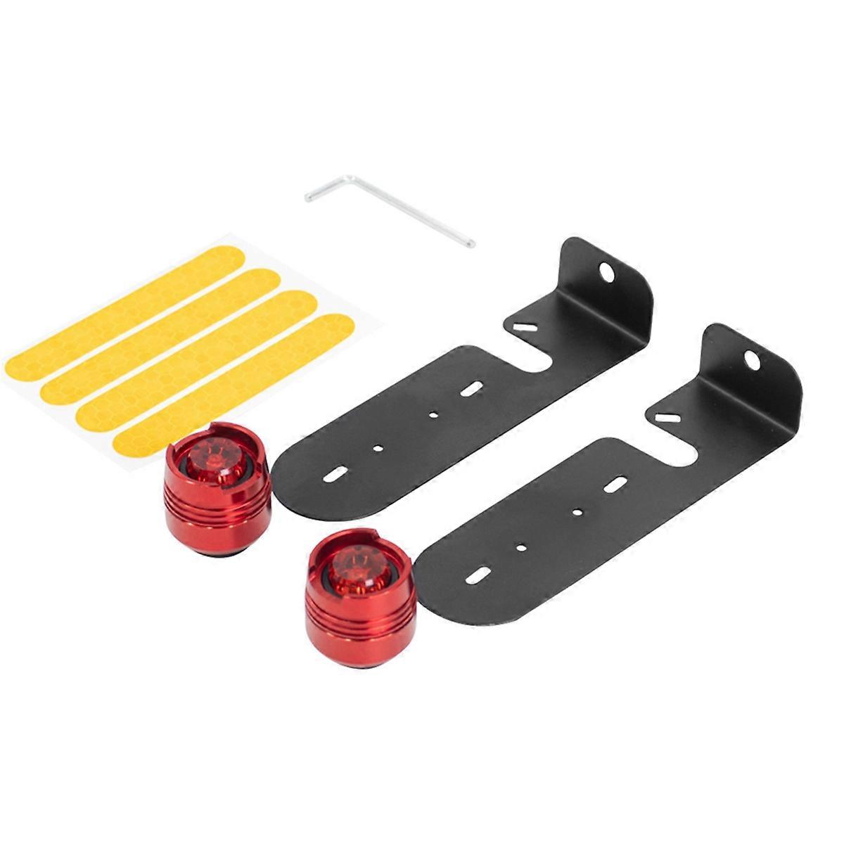 Safty Warning Lights LED Taillight Rear Wheel Lamp for Max G30 G30D Electric Scooter Cycling Tail L