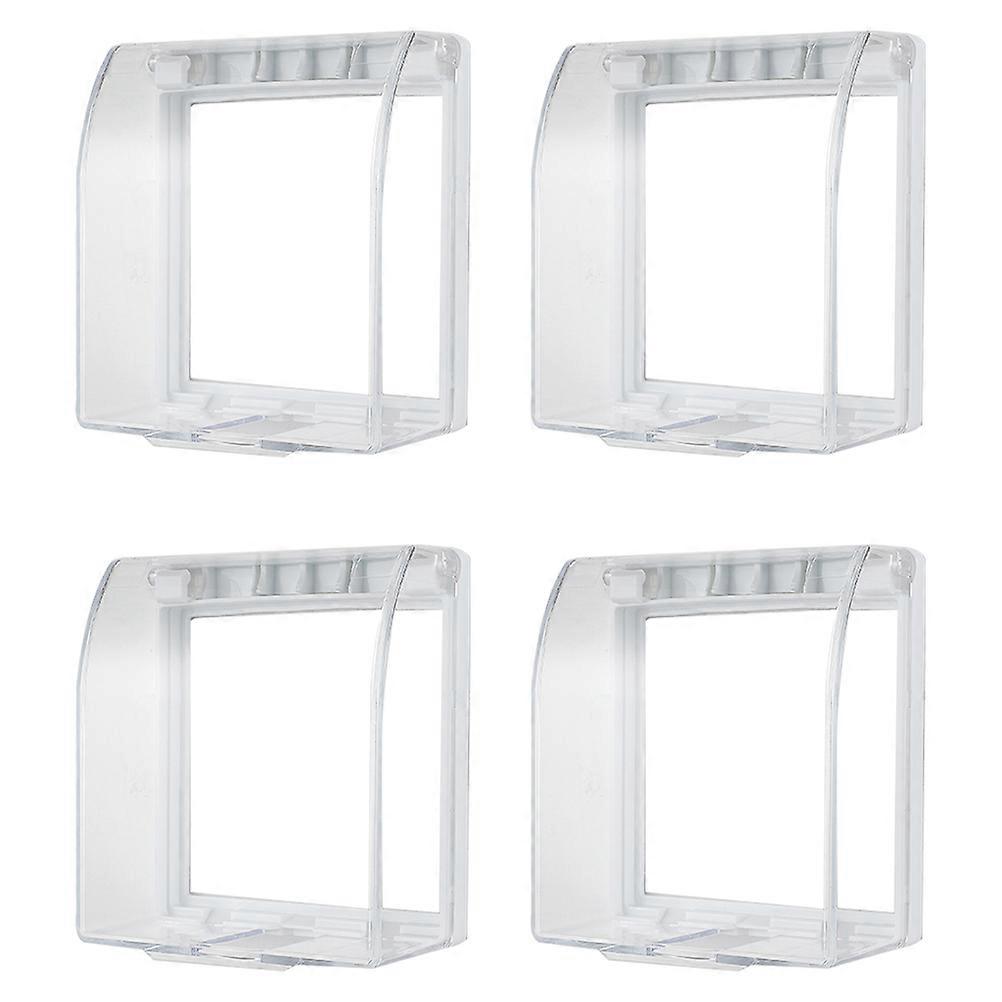 Bathroom Socket Protective Cover Outlet Covers for Home Use 8Pcs Acrylic